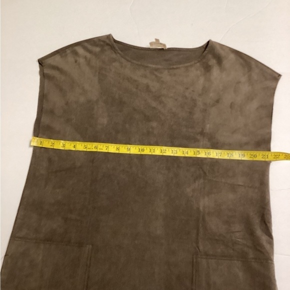 Aritzia Wilfred Free Nori Shift Suede Dress Size Large - Picture 5 of 10